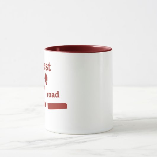 Tasse de la plus longue route - rouge (Centre)