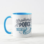Tasse de la police grammaticale (Gauche)