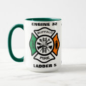 Tasse de la pompe à incendie de Buffalo 32/Ladder (Gauche)