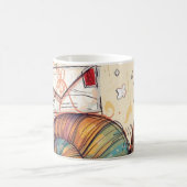 Tasse de la Poste Courrier Escargot Heureux (Centre)