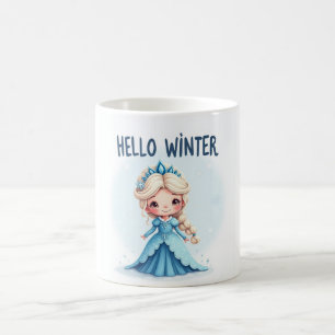 Tasse de la princesse d'hiver Bonjour