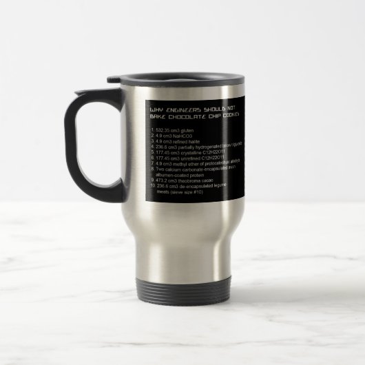 Tasse de la recette de l'ingénieur (Gauche)