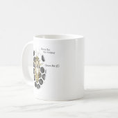 Tasse de la Reine d'abeille de miel de MABA (Devant gauche)