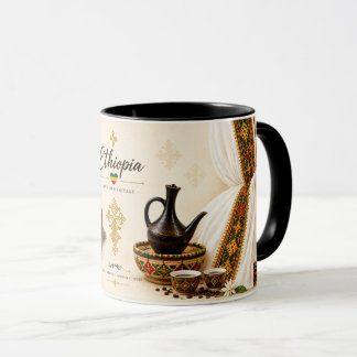 Tasse de la robe traditionnelle de l'héritage éthi
