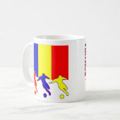 Tasse de la Roumanie du football (Devant gauche)