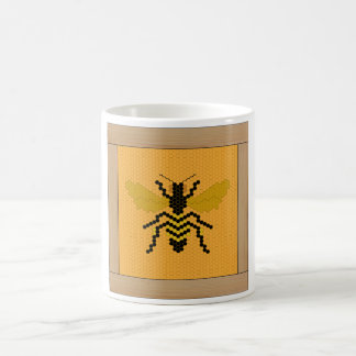Tasse de la ruche d'abeilles