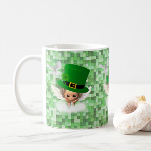 Tasse de la Saint-Patrick (Avec donut)