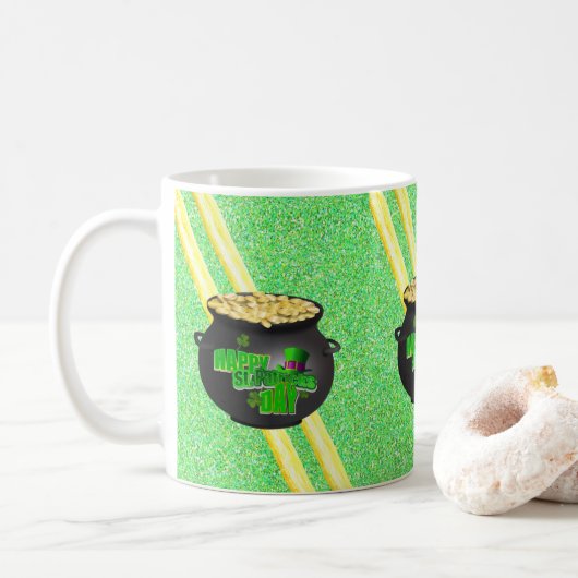 Tasse de la Saint-Patrick (Avec donut)