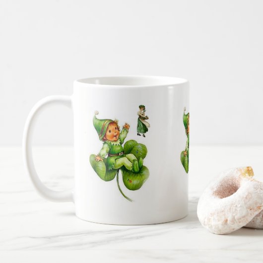 Tasse de la Saint-Patrick (Avec donut)