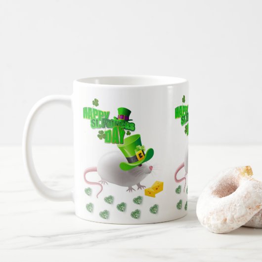 Tasse de la Saint-Patrick (Avec donut)
