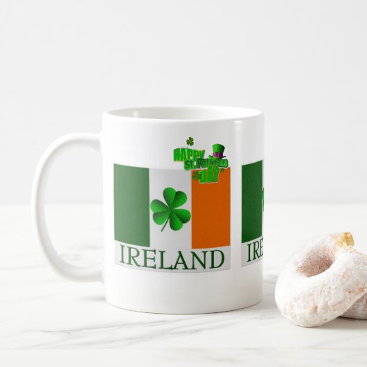 Tasse de la Saint-Patrick (Avec donut)