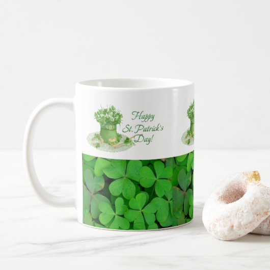 Tasse de la Saint-Patrick (Avec donut)