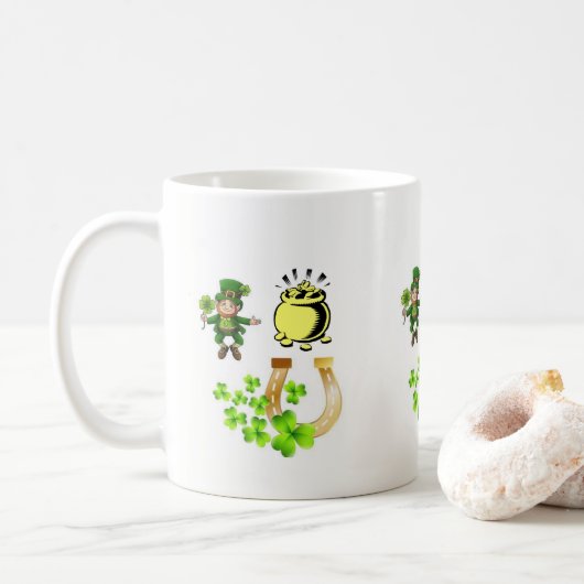 Tasse de la Saint-Patrick (Avec donut)
