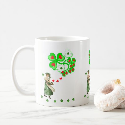 Tasse de la Saint-Patrick (Avec donut)