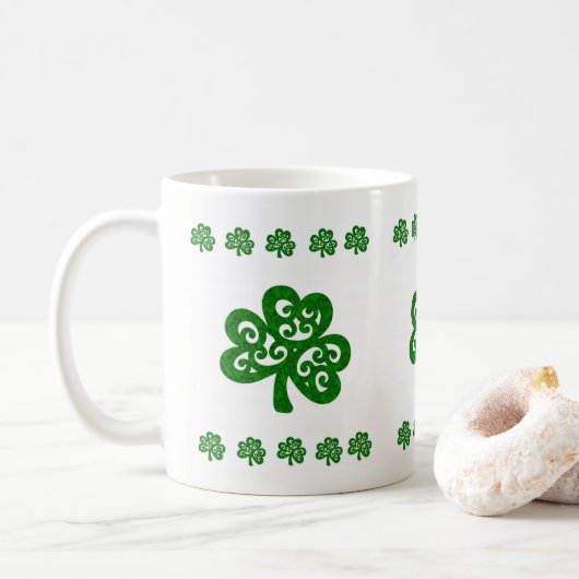 Tasse de la Saint-Patrick (Avec donut)