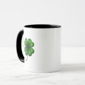 Tasse de la Saint-Patrick Shamrock Chanceux (Devant gauche)
