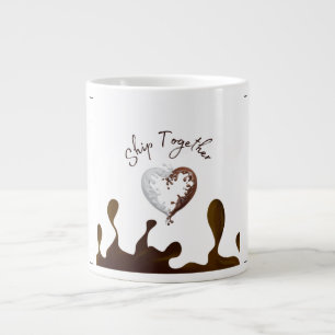 Tasse de la Saint-Valentin Cœur de Chocolat à Expé