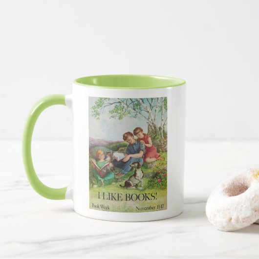 Tasse de la semaine du livre de 1962 enfants (Avec donut)