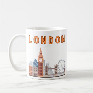 Tasse de la silhouette de Londres