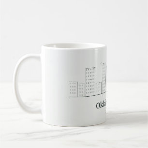 Tasse de la skyline d'Oklahoma City – Ligne artist
