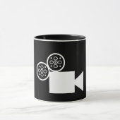 Tasse de la sonnerie 11oz d'appareil-photo (Centre)