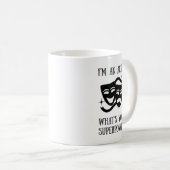 Tasse de la superpuissance d'acteur (Devant droit)