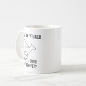 Tasse de la superpuissance de marcheur de chien (Devant gauche)