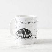 Tasse de la tortue de Hermann personnalisable (Devant gauche)