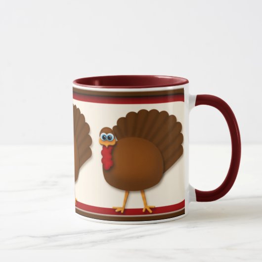 Tasse de la Turquie de thanksgiving (Droite)