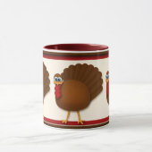 Tasse de la Turquie de thanksgiving (Centre)