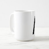 Tasse de la typographie "M" de Futura (Devant gauche)