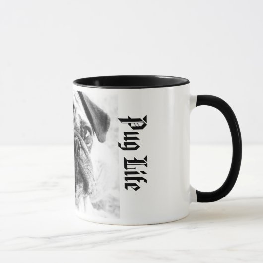 Tasse de la vie de carlin (Droite)