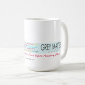 Tasse de la vie de matière grise (Devant droit)