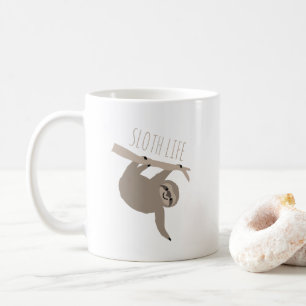 Tasse de la vie de paresse