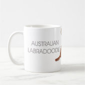 Tasse de Labradoodle d'Australien/belle peinture (Gauche)