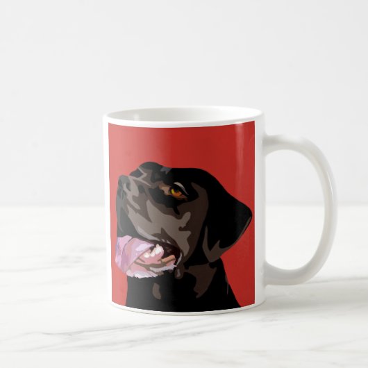Tasse de Labrador de chocolat (Droite)