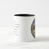 Tasse de Lakota de frères de loup avec la citation (Centre)