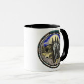 Tasse de Lakota de frères de loup avec la citation (Devant droit)