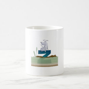 Tasse de l'alphabet Z de chien