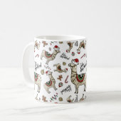 Tasse de lama de Feliz Navidad (Devant gauche)