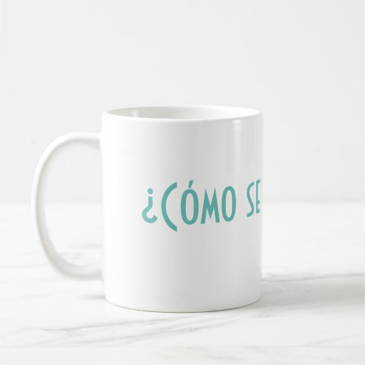 Tasse de lama de Se de Cómo (Gauche)
