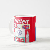 Tasse de l'Angleterre Grande-Bretagne R-U de (Devant gauche)