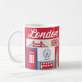 Tasse de l'Angleterre Grande-Bretagne R-U de (Gauche)