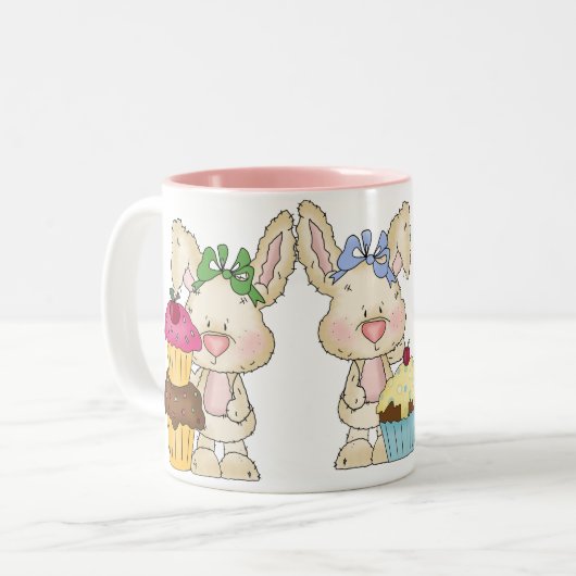 Tasse de lapin de petit gâteau (Devant gauche)
