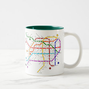 Tasse de l'Argentine de buenos de métro
