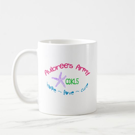 Tasse de l'armée CDKL5 11oz d'Aubree (Gauche)