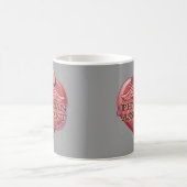Tasse de l'Assistant de Médecin Cœur de Caducée (Centre)