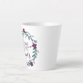 Tasse de latte Amour ne manque jamais (Devant)