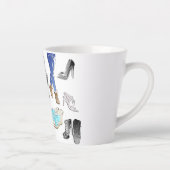 Tasse de latte au design de chaussures pour dames (Droite)