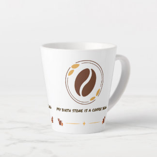 Tasse de latte avec citation drôle pour les amateu